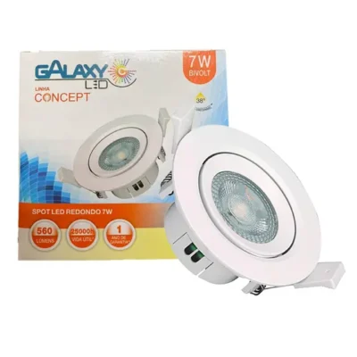 Spot LED 7W 3000K - Quente