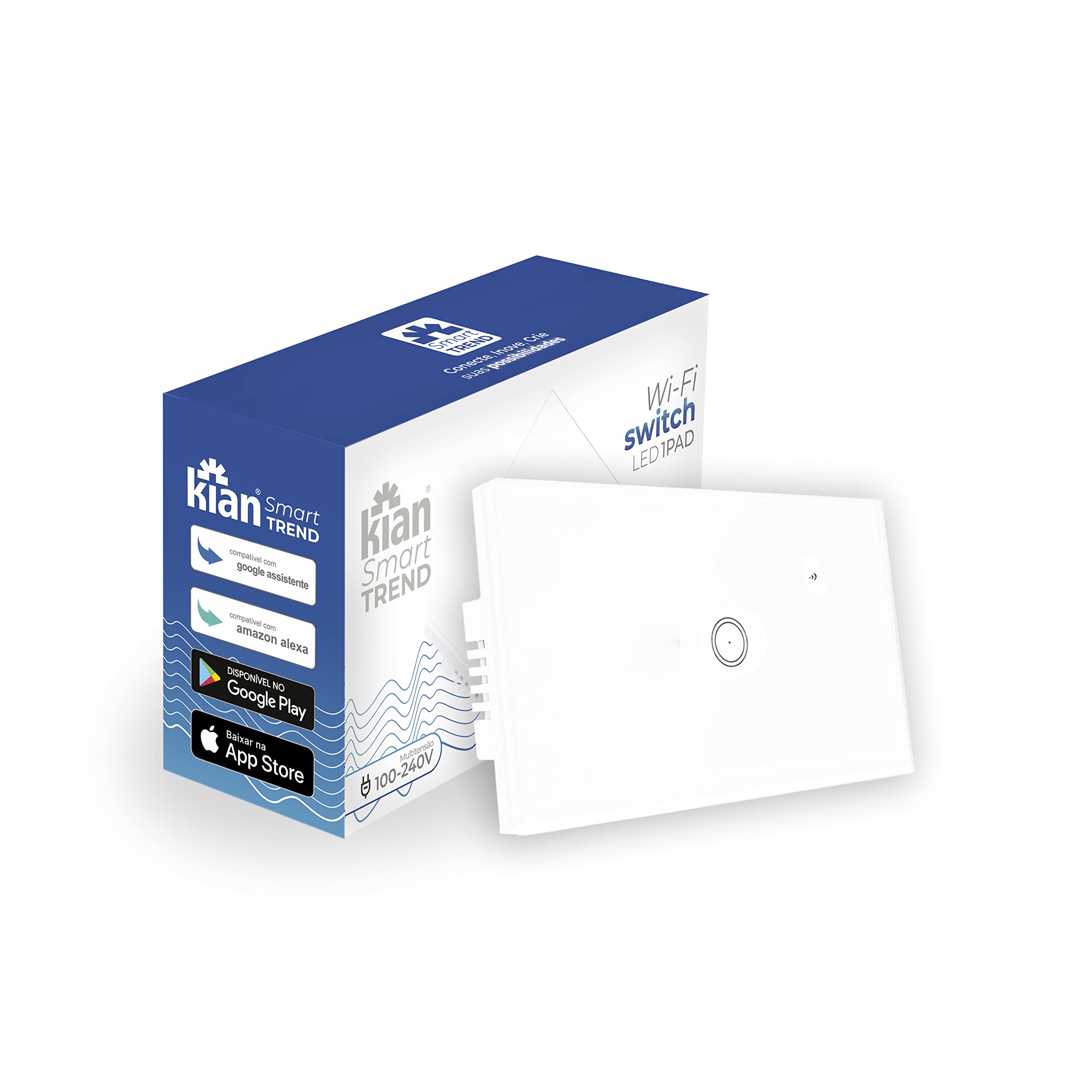 Smart Interruptor Wi-fi 110-240V