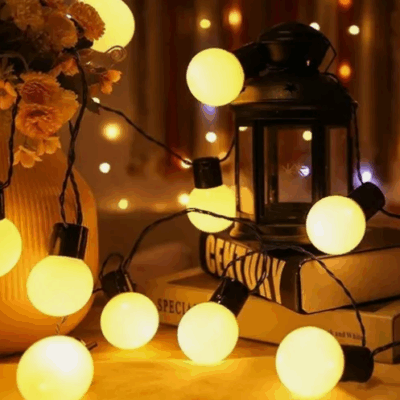 Lâmpada Bolinha G45 Amarela