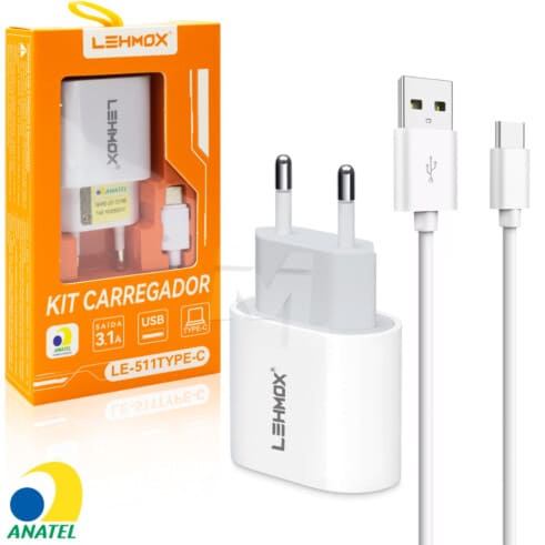 Carregador Completo Tipo C