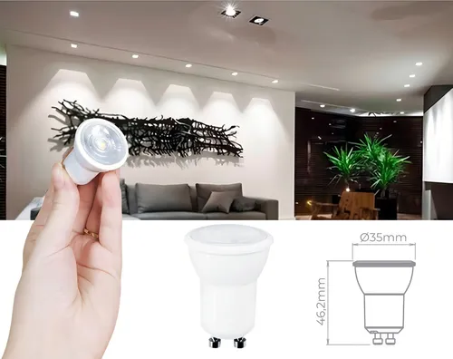 Lampada LED Dicroica 6W 2700K - Quente