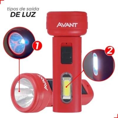 Lanterna LED Solar Recarregavel