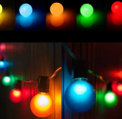 Cordão Luminoso Decorativo Colorido 5M 127v e 220v