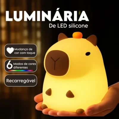 Luminaria Capy de mesa 0.5w -RGB Dimirizável