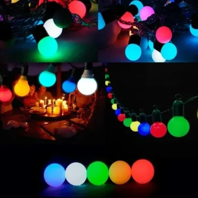 Varal de Luzes 20M 20 Soquetes Blindados