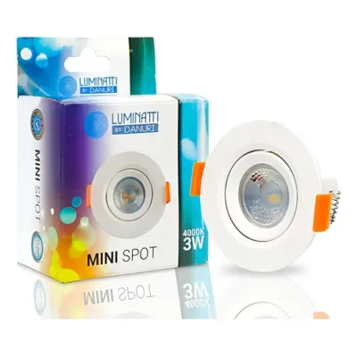 Spot LED 3W 4000K - Neutro