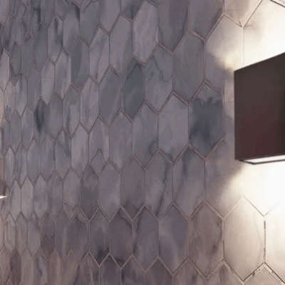 Arandela LED Pequena 4w Preto