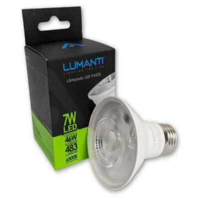 Lâmpada LED PAR20  7W E27
