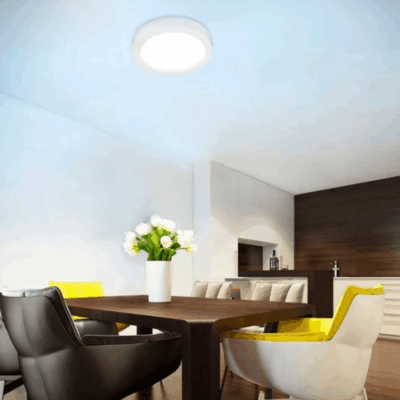 Painel Led Sobrepor Redondo 24W