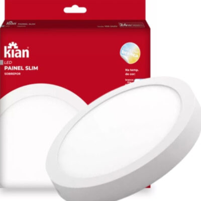 Painel 24W Sobrepor Redondo 3000k/4000k/6000k