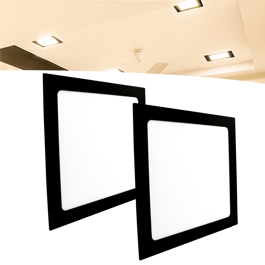 Painel LED Sobrepor Quadrado 3000k 18w Quente