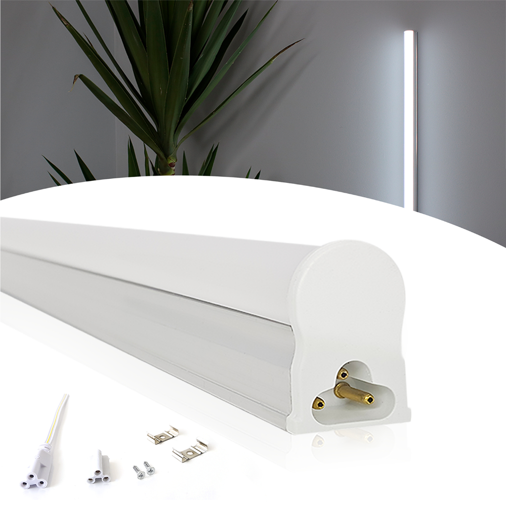 Lampada LED T5 com calha Bivolt 4000k - Neutra