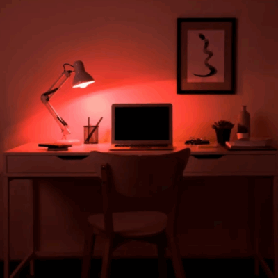 Lâmpada Bolinha G45 Vermelho