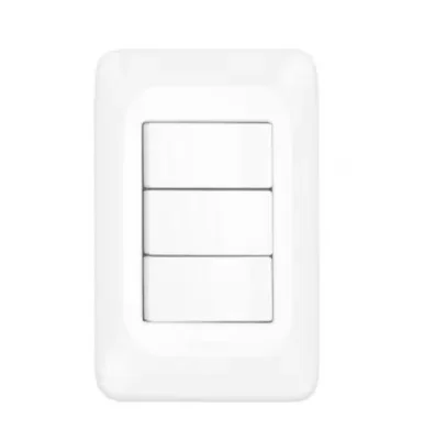 Conjunto 3 Interruptores 10A