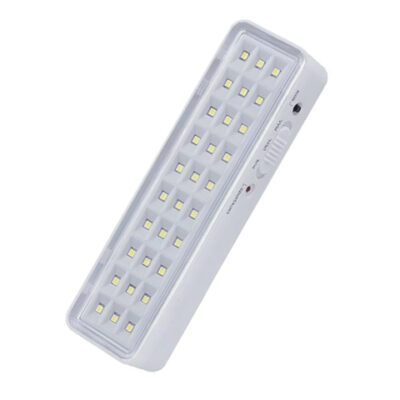 Luminaria De Emergencia 60 LEDS PP 200MM Bivolt 4W 6.500K