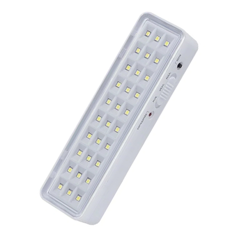 Luminaria De Emergencia 60 LEDS PP 200MM Bivolt 4W 6.500K