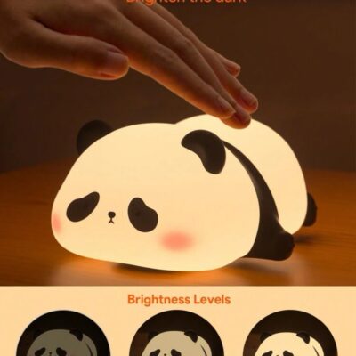 Luminaria panda recarregavel 2W