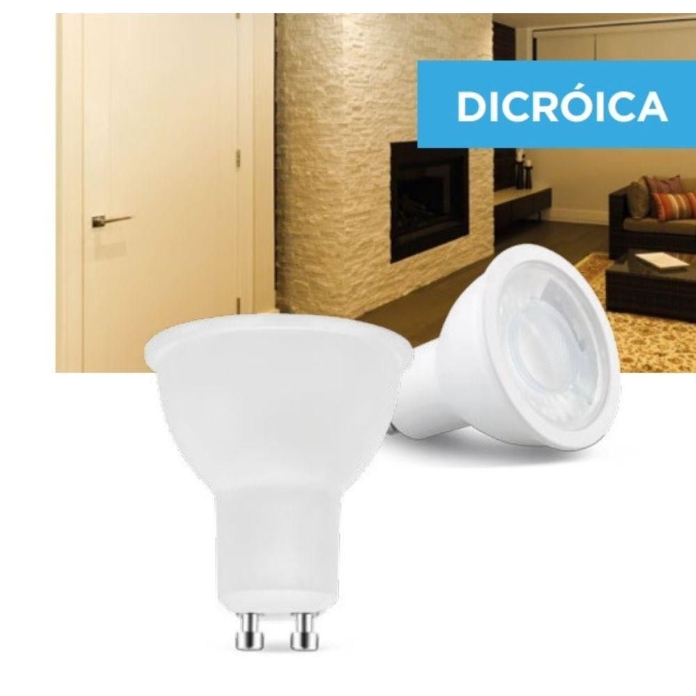 Lampada LED Dicroica 7W 2700K - Quente