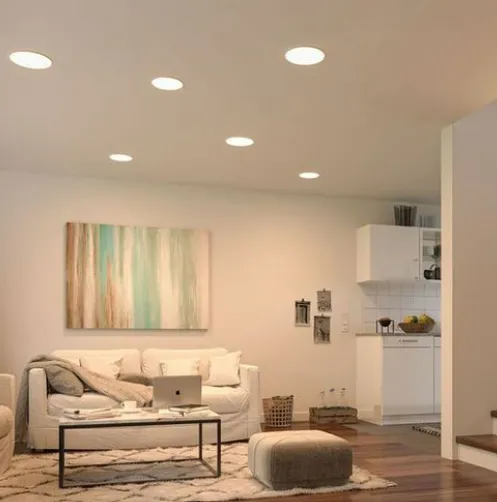 Painel LED Sobrepor Redondo 3000k 12w Quente