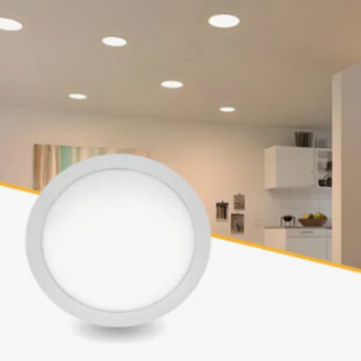 Painel LED embutir 24W Redondo e Quadrado 3000k/4000k/6500k
